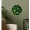 Groen - Bladeren - Kartel - Zonlicht Wandcirkel kunststof plaat 5mm dik klein -sfeer3
