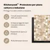 Bloemen - artistiek - Goud Inductie beschermer vinyl 3mm middel 274 -zzzsfeer2_ITA