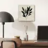 Ovaalvormige bladeren - Diep groen - Symmetrisch plexiglas 5mm klein -sfeer6