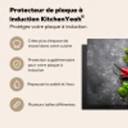Contrast in Smaak en Textuur Inductie beschermer vinyl 3mm middel -usfeer2_FR