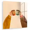 Illustratie - Mokken - Proosten - Bruin plexiglas 5mm klein -zzzproduct_nieuw