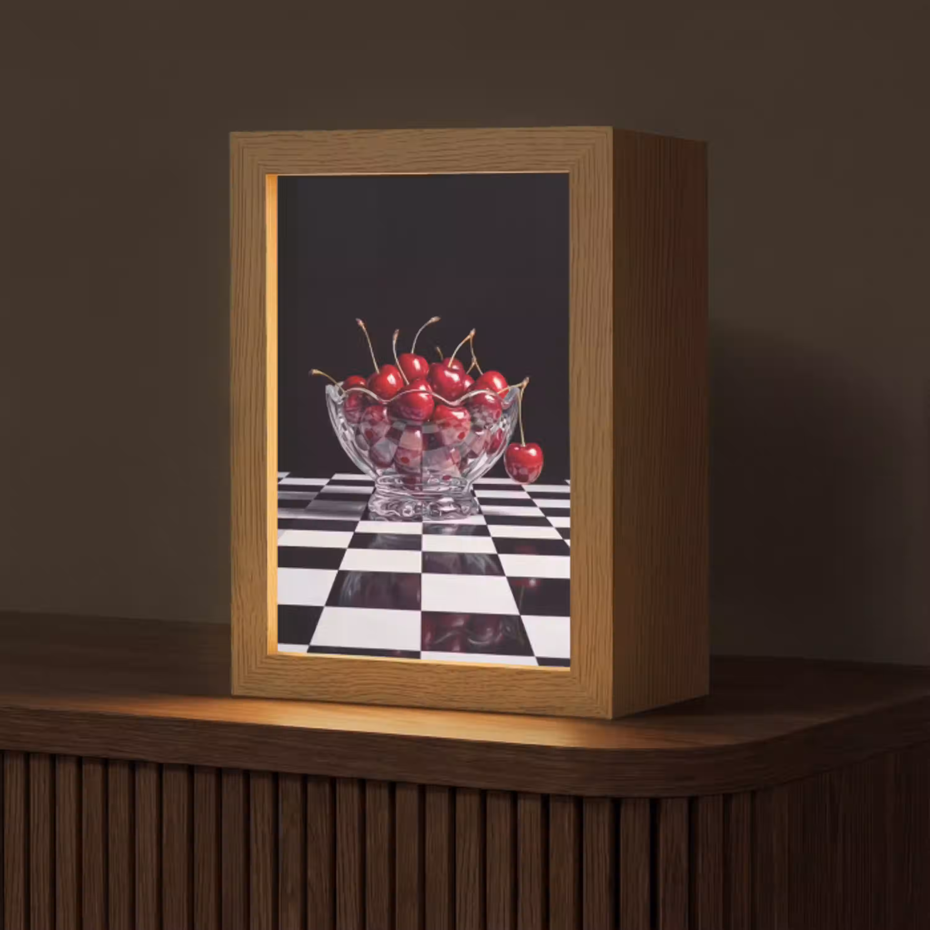 Eten - Kersen - Rood Light Box met kabel (Tafellamp) klein -z3d_website