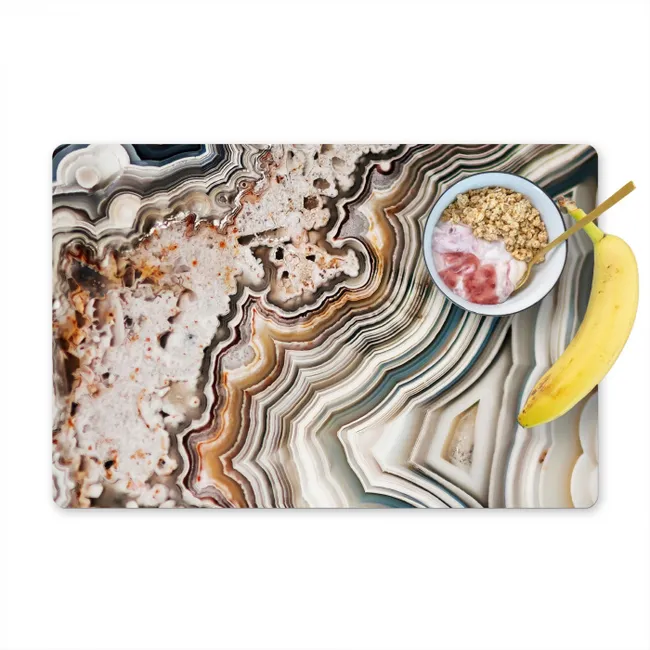 Geologisch Kunstwerk Placemat vinyl groot -zzzproduct_Kitchenyeah-website