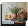 Lavendel - Brood - Stilleven Inductie beschermer vinyl 3mm middel -3d