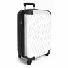 Grafisch - Patroon - Modern - Geweven NBS - Handbagage koffer - Kinderen Unisex middel 644 -productfoto_3d