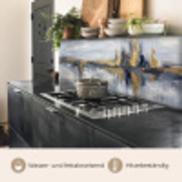 Abstract - Structuur - Goud - Grijs - Modern keuken achterwand 2 middel -usp_DE