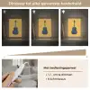 Gitaar - Akoestisch - Geel - Minimalistisch Light Box met kabel (Tafellamp) klein -USP_dimbaarNL