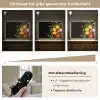 Citroenen - Zwart - Kruiden - Graffiti - Verf Light Box met batterij (Wandlamp) middel -USP_dimbaarNL