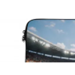 Sintelbaan - Stadion - Sport -Oranje laptophoes neopreen klein -detail