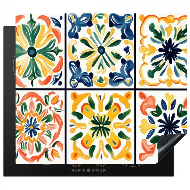 Protector de inducción - Spagnolo - Piastrelle - Ceramica - Fiori