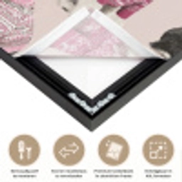 Honden - Truien - Rood Textielframe zwart klein 947 -USP_closeupNL