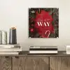 Kerst - Quote - Rood - Kerstballen plexiglas 5mm klein -sfeer1
