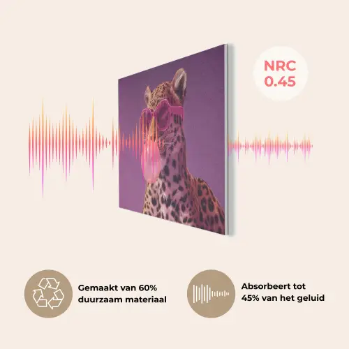Panter - Zonnebril - Kauwgombel - Roze PET vilt klein -USP_NL