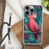 Kaketoe - Tropische bladeren - Tak Hoesje iPhone 16 Pro Max met koord klein -sfeer4