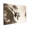 Badkleding - Palmbomen - Schaduw - Tropisch canvas 2cm klein -z3d