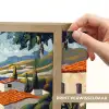 Huizen - Mozaïek - Sinaasappelbomen - Zee Light Box met batterij (Wandlamp) middel -USP_websiteprintNL