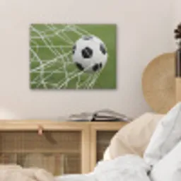 Voetbal - Goal - Net - Sport PET vilt klein -sfeer3