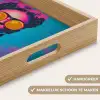 Vrouw - Kauwgom - Zonnebril - Oranje Dienblad Rechthoek middel -USP_HandgreepNL