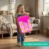 Verf - Smiley - Roze Kinderkoffer - Roze klein -sfeer2_NL