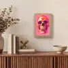Felroze - Tanden - Schedel Light Box met kabel (Tafellamp) klein -sfeer2