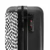 Ovale stippen op witte achtergrond NBS - Handbagage koffer - Volwassenen Unisex middel -slot