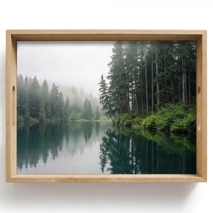 Bergen - Meer - Bos Dienblad Rechthoek middel -z3d_shopping