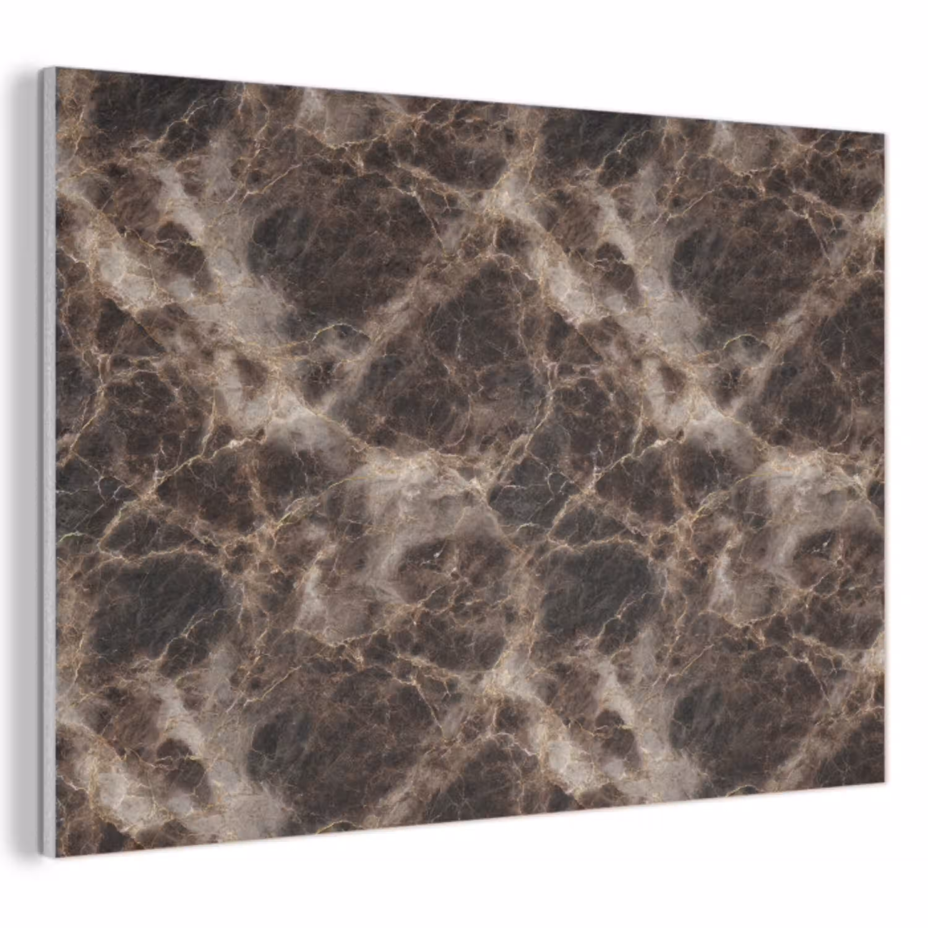 Bruin - Goud - Marmer PET vilt klein 837 -3d