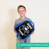 Born to game met controller Kinderrugzak - Blauw middel -sfeer1_NL