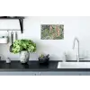 Patroon - Kleurrijk - Sierlijk - Groen Muursticker klein -keuken