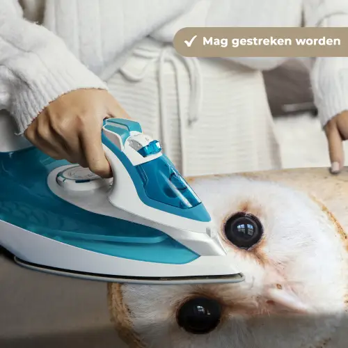Uil - Bruin - Wit Wandkleed katoen klein -sfeer9