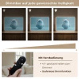 Monster - Blauw Light Box met batterij (Wandlamp) middel -USP_dimbaarDE