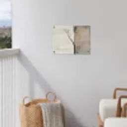 Wabi sabi - Plant - Beige tuinposter los doek klein -sfeer8
