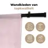 Stippen - Roze - Bliksem Wandkleed katoen klein -sfeer2