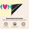 Hartje -  Moeder - Tekst - Kleurrijk Inductie beschermer vinyl 3mm middel -tsfeer4_DE