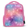 Sterren - Abstract - Kleuren Kinderrugzak - Roze middel -3d