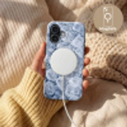 Ijsblokjes - Water - Blauw Toughcase MagSafe Apple iPhone 17 klein -USP_MagsafeV