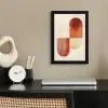 Bogen - Beige - Vormen fotolijst zwart zonder passe partout klein -sfeer1