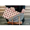 Botanisch - Patroon - Bordeaux laptophoes neopreen klein 279 -tas