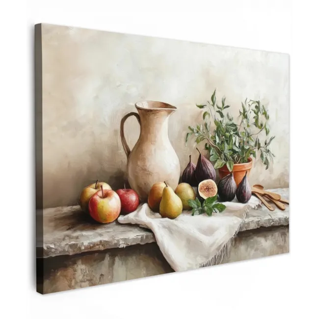 Canvas schilderij - Fruit - Kruiden - Landelijk