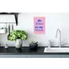 Quote - Blauw - Lettertype - Keuken Muursticker klein -keuken