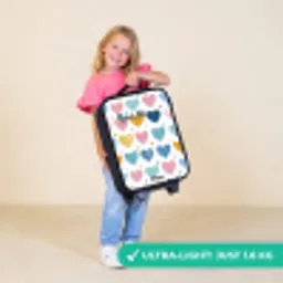 Hartenpatroon Kinderkoffer - Zwart klein -sfeer2_UK