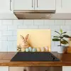 Eieren -  Konijn - Pasteltinten keuken achterwand spatscherm klein -sfeer2
