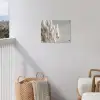 Pluimen - Beige - Minimalistisch tuinposter los doek klein -sfeer8