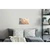 Close up - Pioenroos - Lichtroze Muursticker klein -slaapkamer