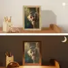 Aap - Boomstronk - Bruin Light Box met kabel klein -sfeer3_kind