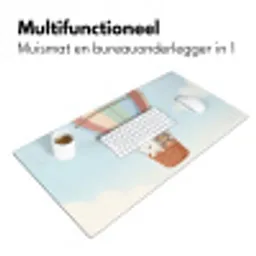 Luchtballon - Beren - Pastel Muismat XXL klein -sfeer4