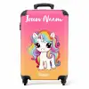Regenboograkkertje NBS - Handbagage koffer - Kinderen Unisex middel -productfoto_recht