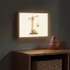 Kraan - Oranje - Scheepscontainer Light Box met batterij (Wandlamp kind) middel -sfeer5_kind