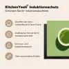 Minimalistisch - Kopjes - Matcha -Groen Inductie beschermer vinyl 3mm middel -tsfeer2_DE