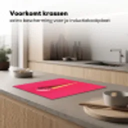 Schepijs - Roze - Hoorntje Inductie beschermer vinyl 3mm middel -sfeer1